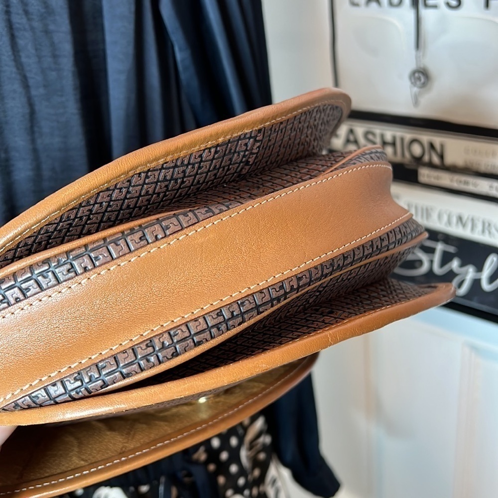 Vintage Ted Lapidus Leather Cross Bag - Picture 6 of 14